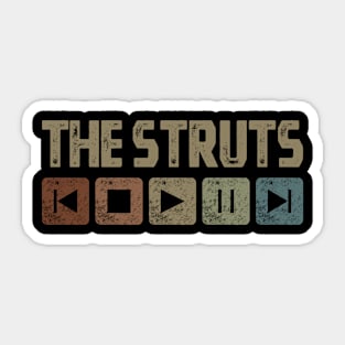 The Struts Control Button Sticker